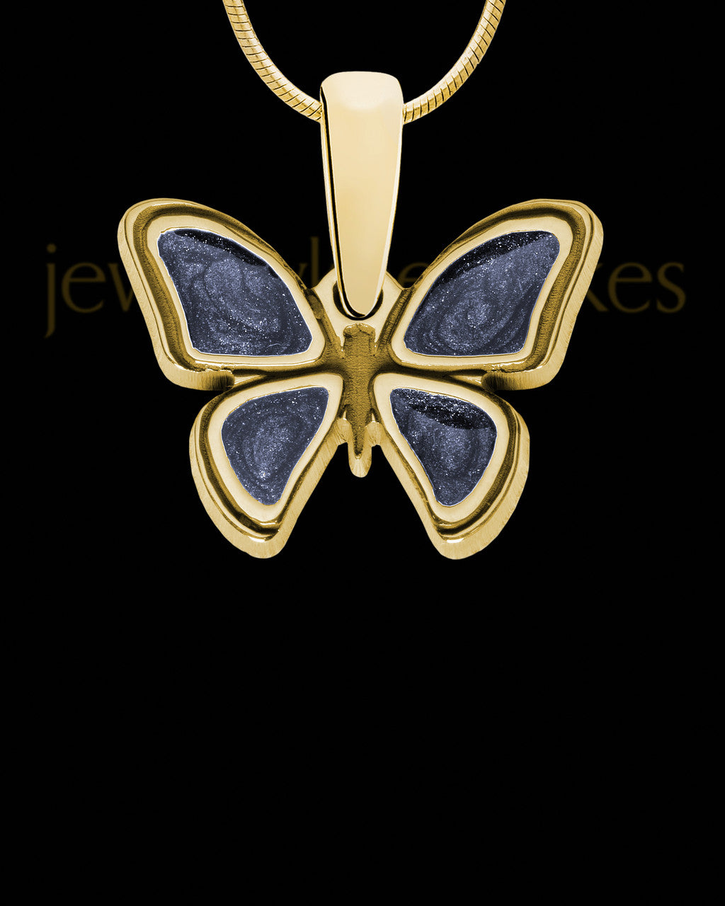 Solid 14K Gold Sage Butterfly Ash Jewelry