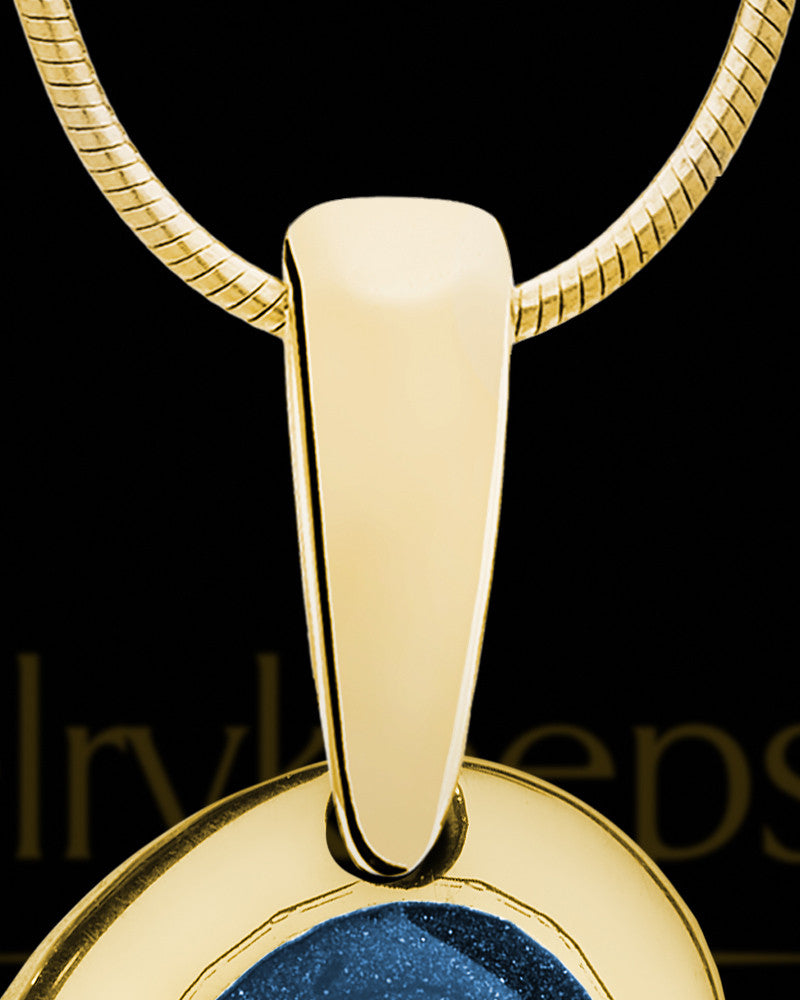 Solid 14K Gold Heart Within with Indigo Ash Jewelry