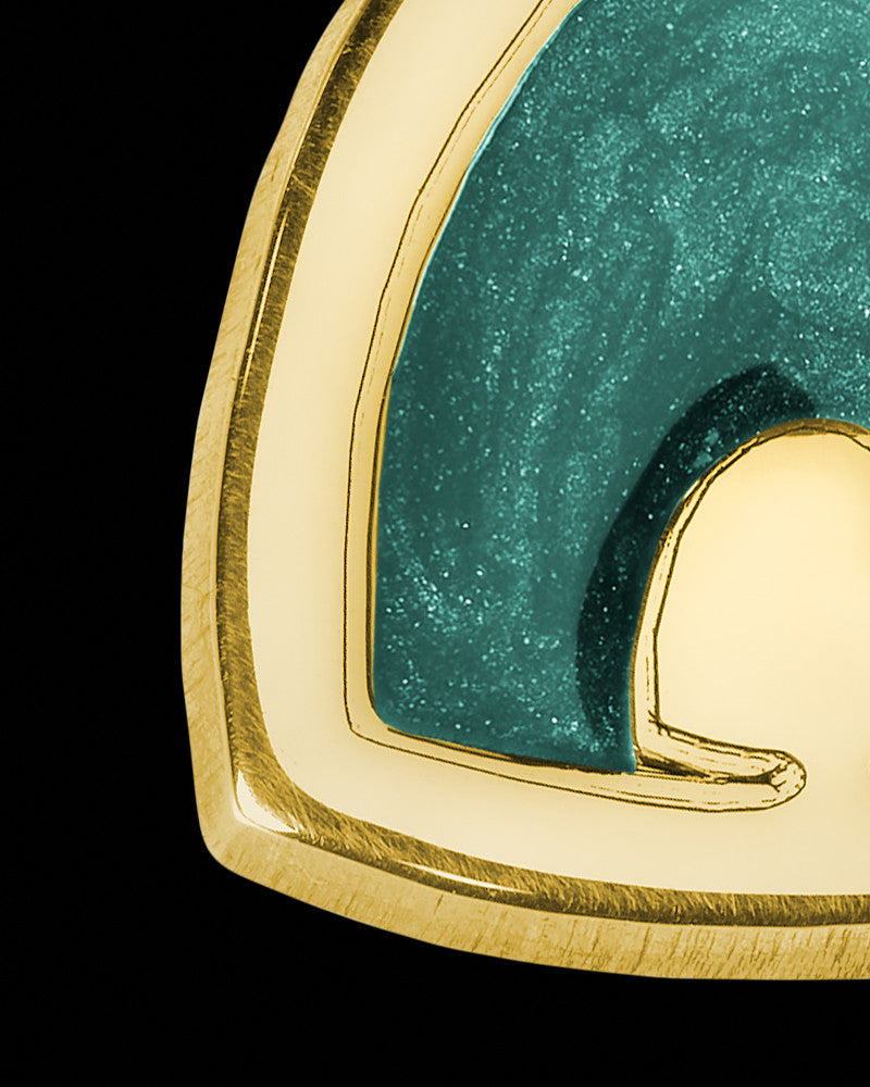 Solid 14K Gold Heart Within Ash Jewelry