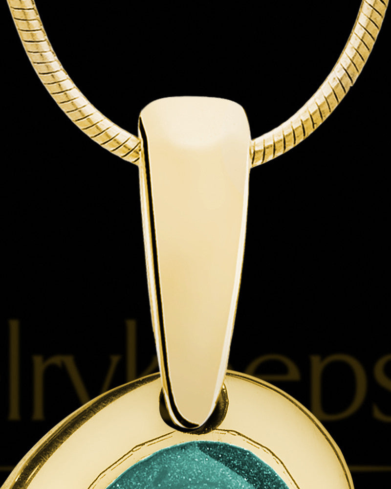 Solid 14K Gold Heart Within Ash Jewelry