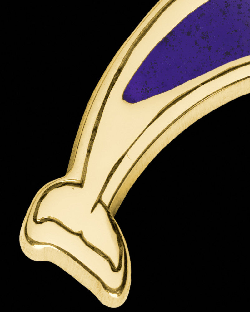Solid 14k Gold Dainty Dolphin Ash Jewelry