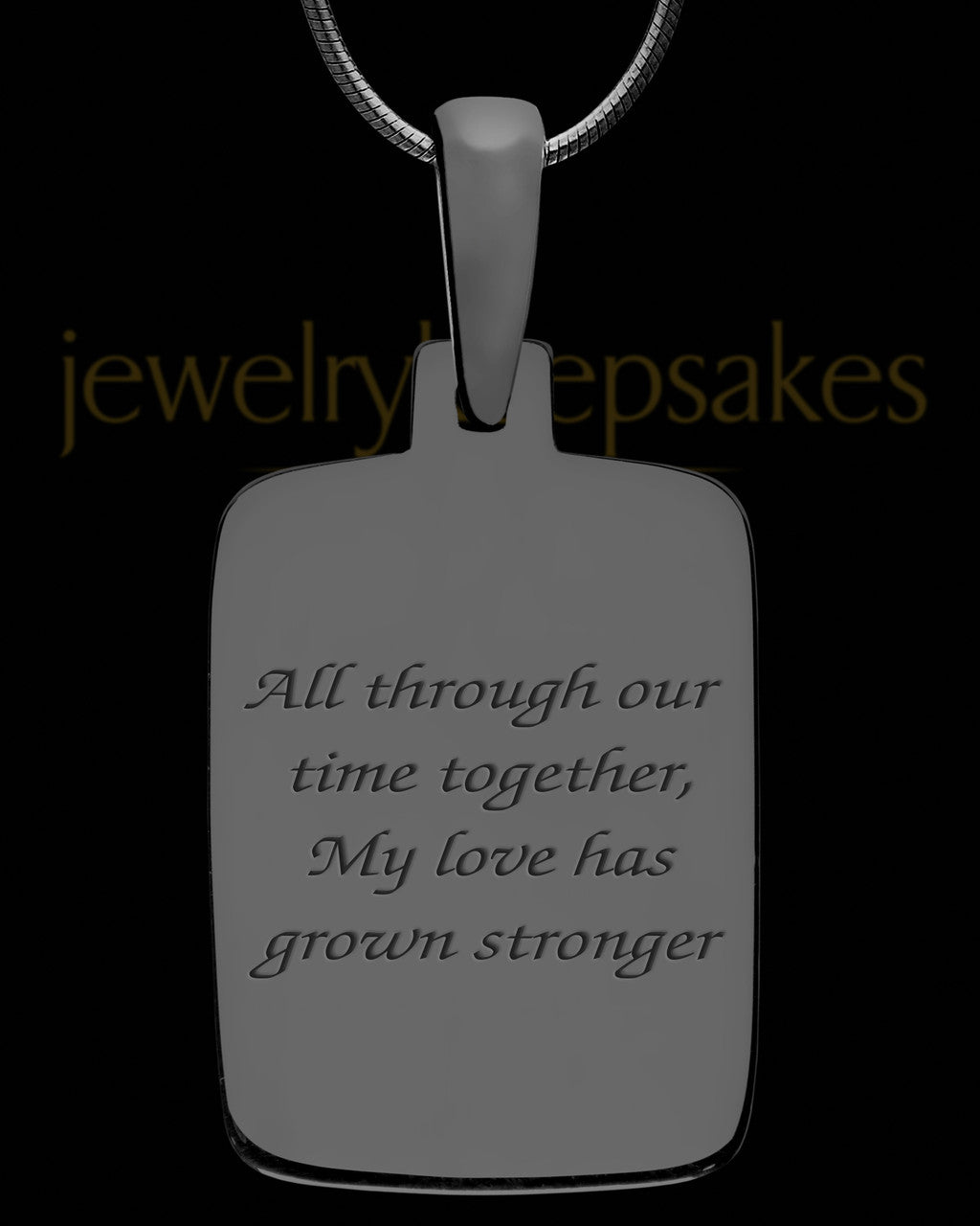 Tulane Rectangle Black Finish Ash Jewelry