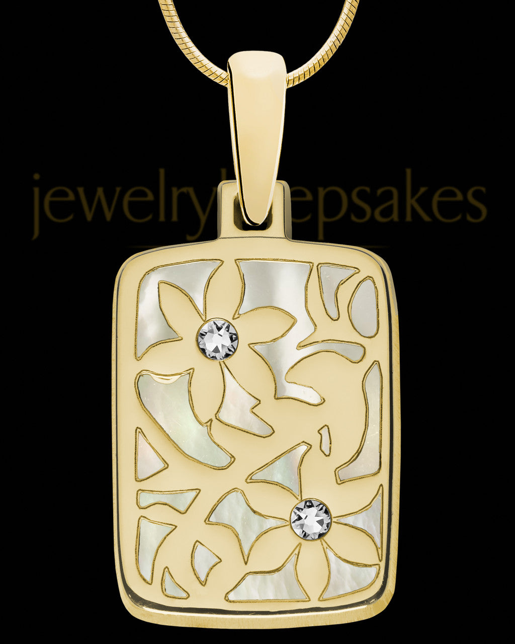 Manchester Rectangle Gold Plated Ash Jewelry