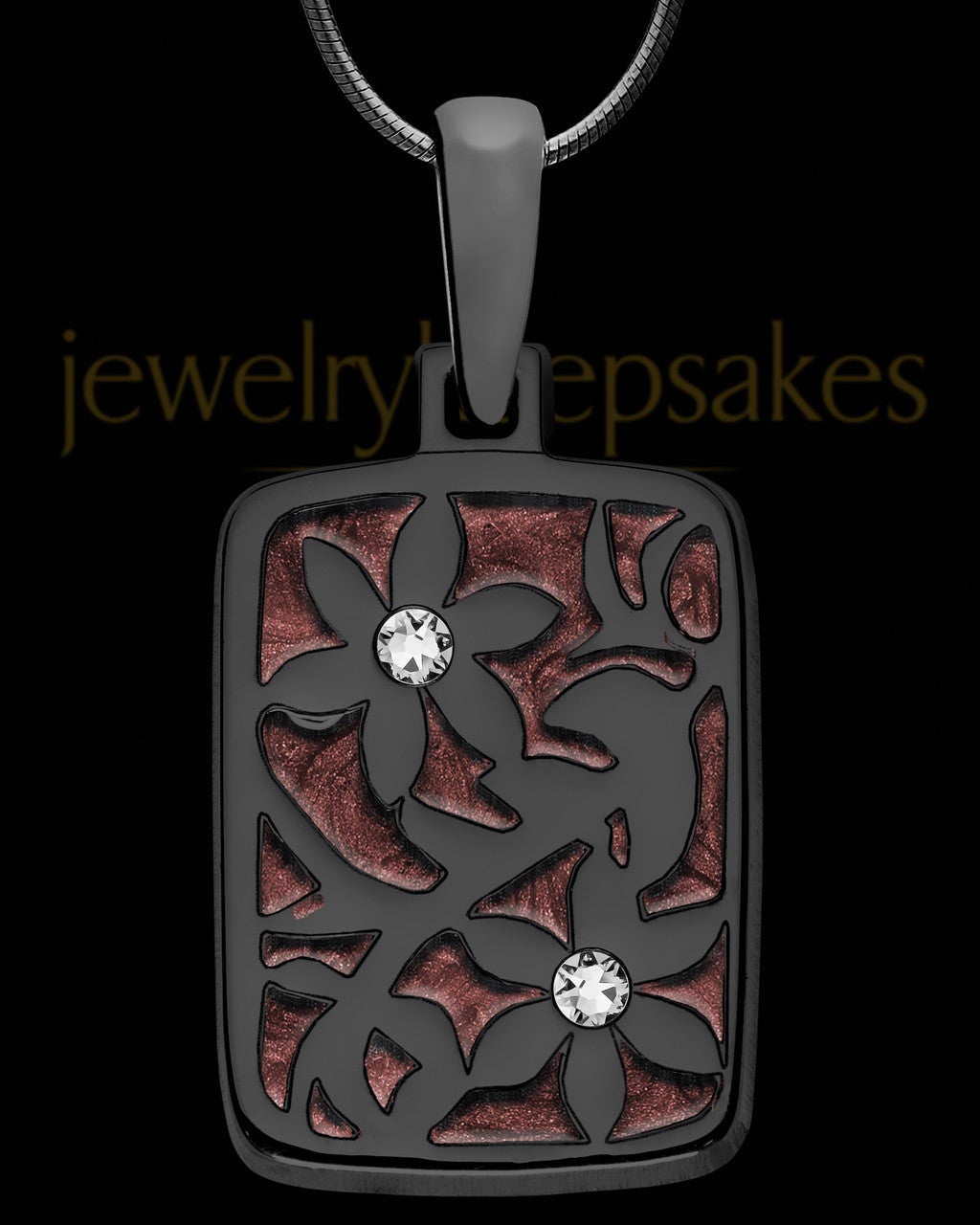 Bridger Rectangle Black Finish Ash Jewelry