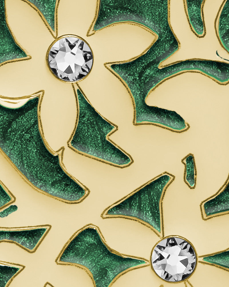 Downy Rectangle Gold Plated Ash Jewelry