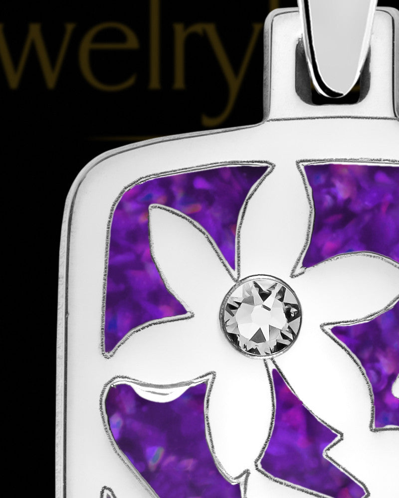 Abundance Rectangle Silver Ash Jewelry