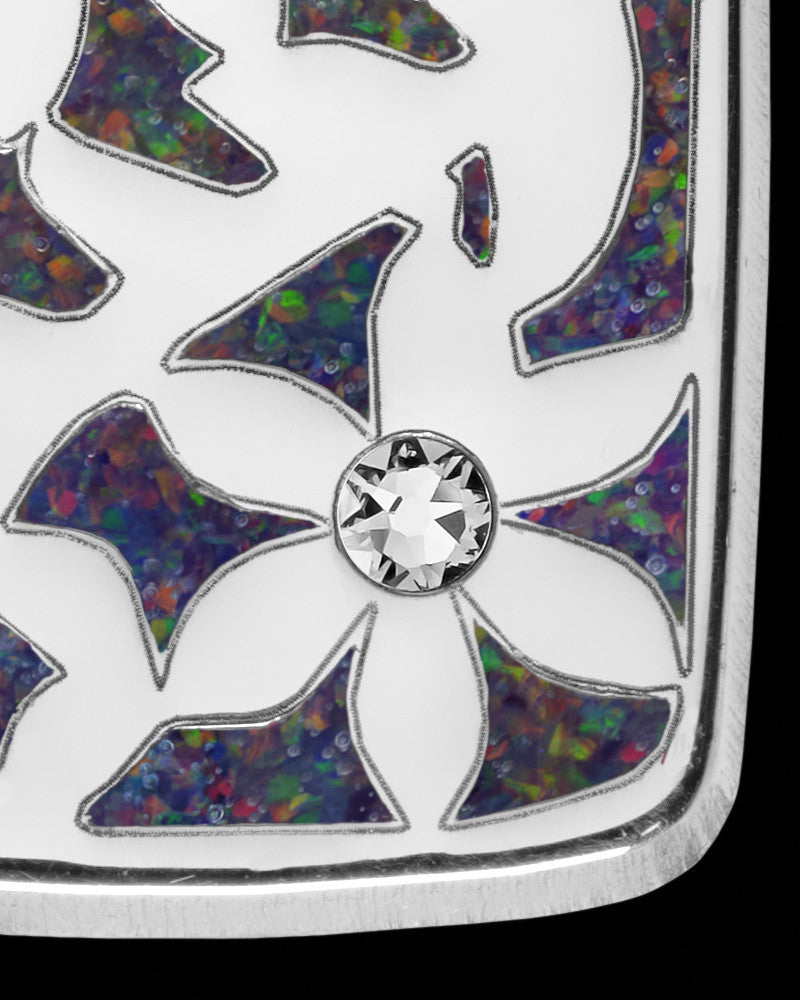 Shimmering Sands Rectangle Silver Ash Jewelry