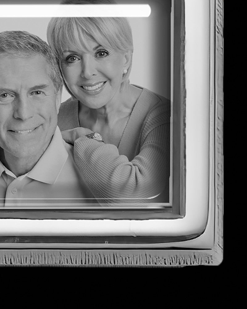 Sterling Silver Photo Square  Pendant