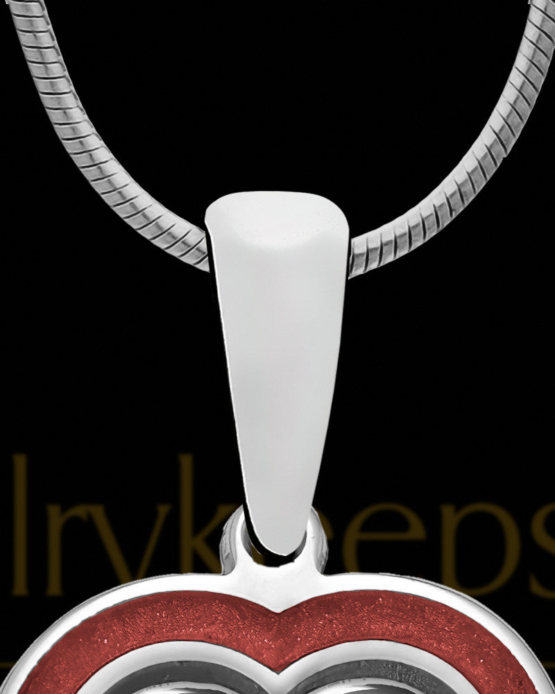 Sterling Silver Photo Heart with Berry Ash Jewelry