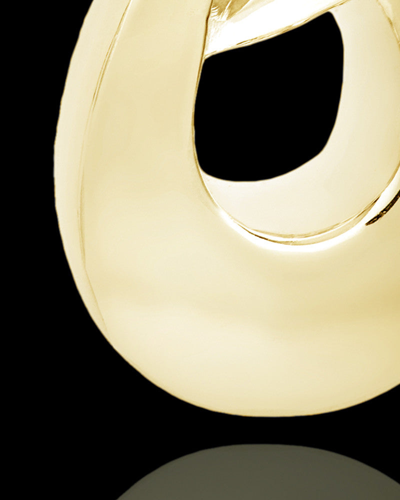 Solid 14k Gold Cremation Ash Necklace Infinity Cremation Keepsake