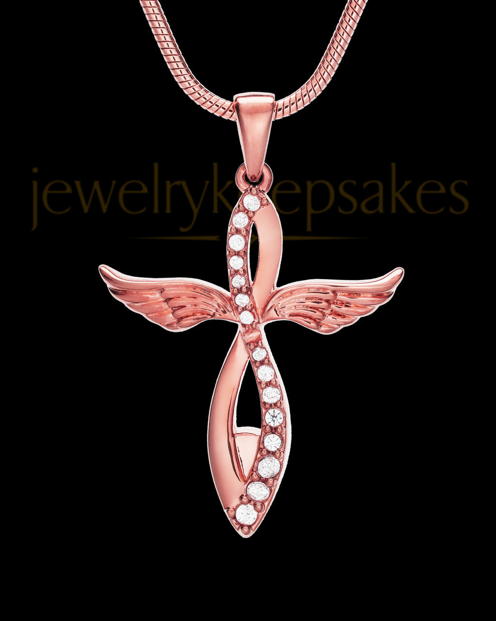 Rose Sterling Silver Glorified Cremation Jewelry