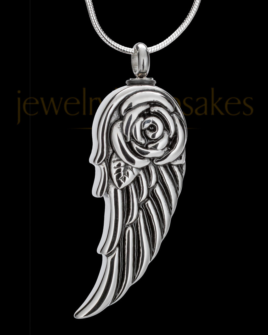 Stainless Steel Lovebird Jewelry Urn