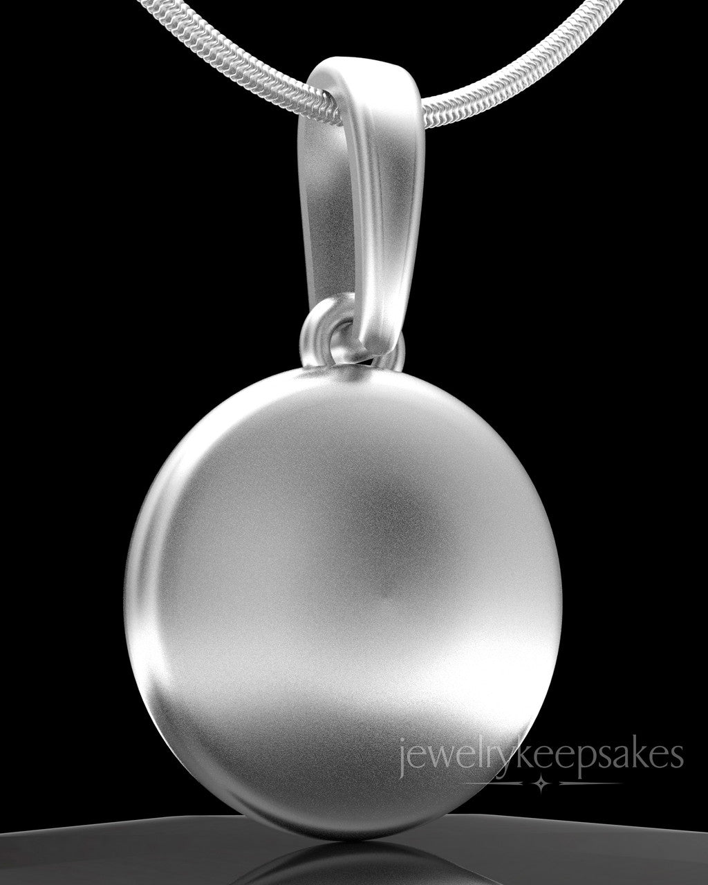 Sterling Silver Luna Permanently Sealed Waterproof Keepsake Jewelry