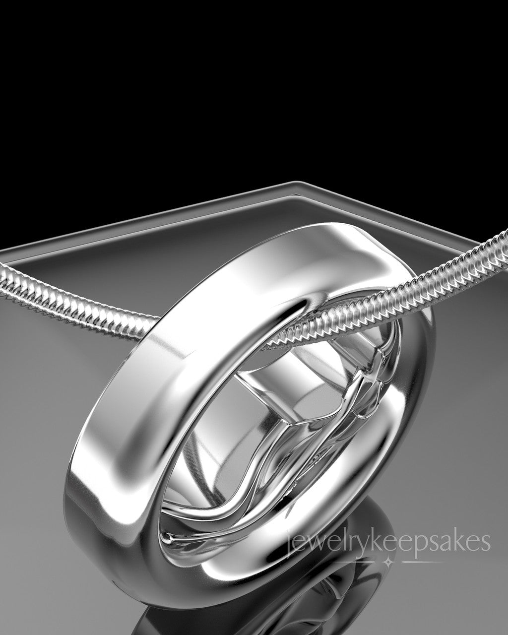 Sterling Silver Mountains of Memories Permanently Sealed Waterproof Jewelry