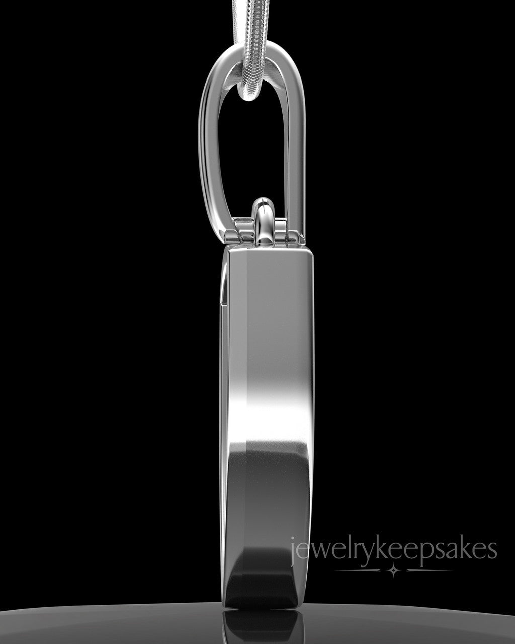 Sterling Silver Remember Me Amulet Permanently Sealed Waterproof Keepsake Jewelry