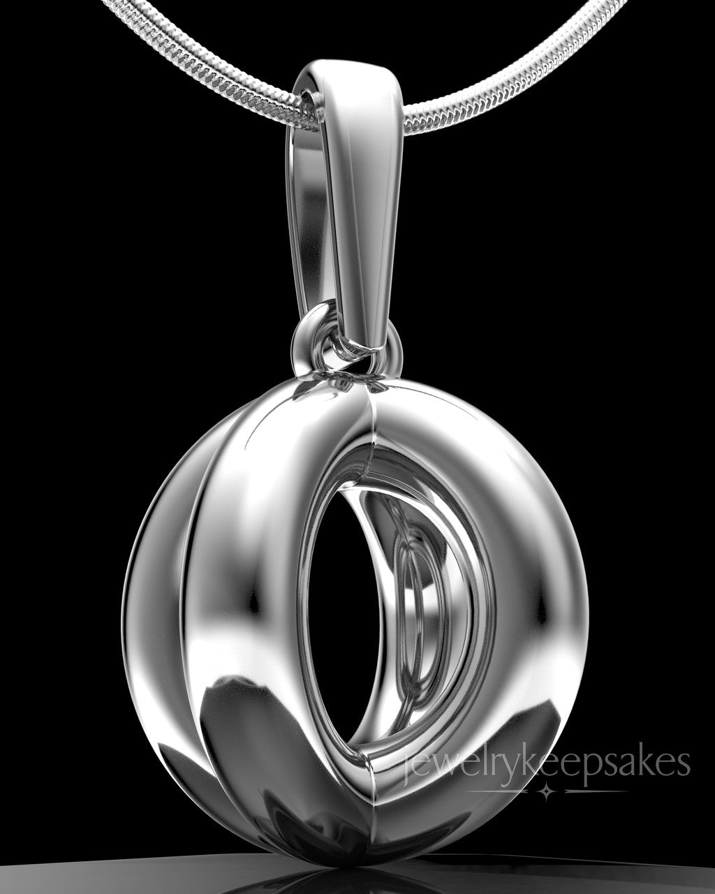 Sterling Silver Harmony Sphere Permanently Sealed Waterproof Keepsake Jewelry