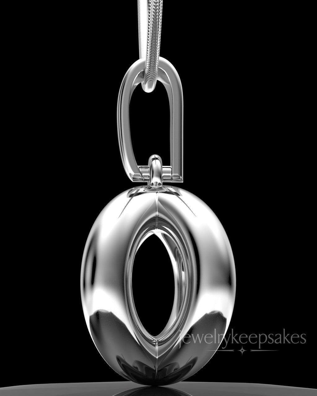 Sterling Silver Harmony Sphere Permanently Sealed Waterproof Keepsake Jewelry