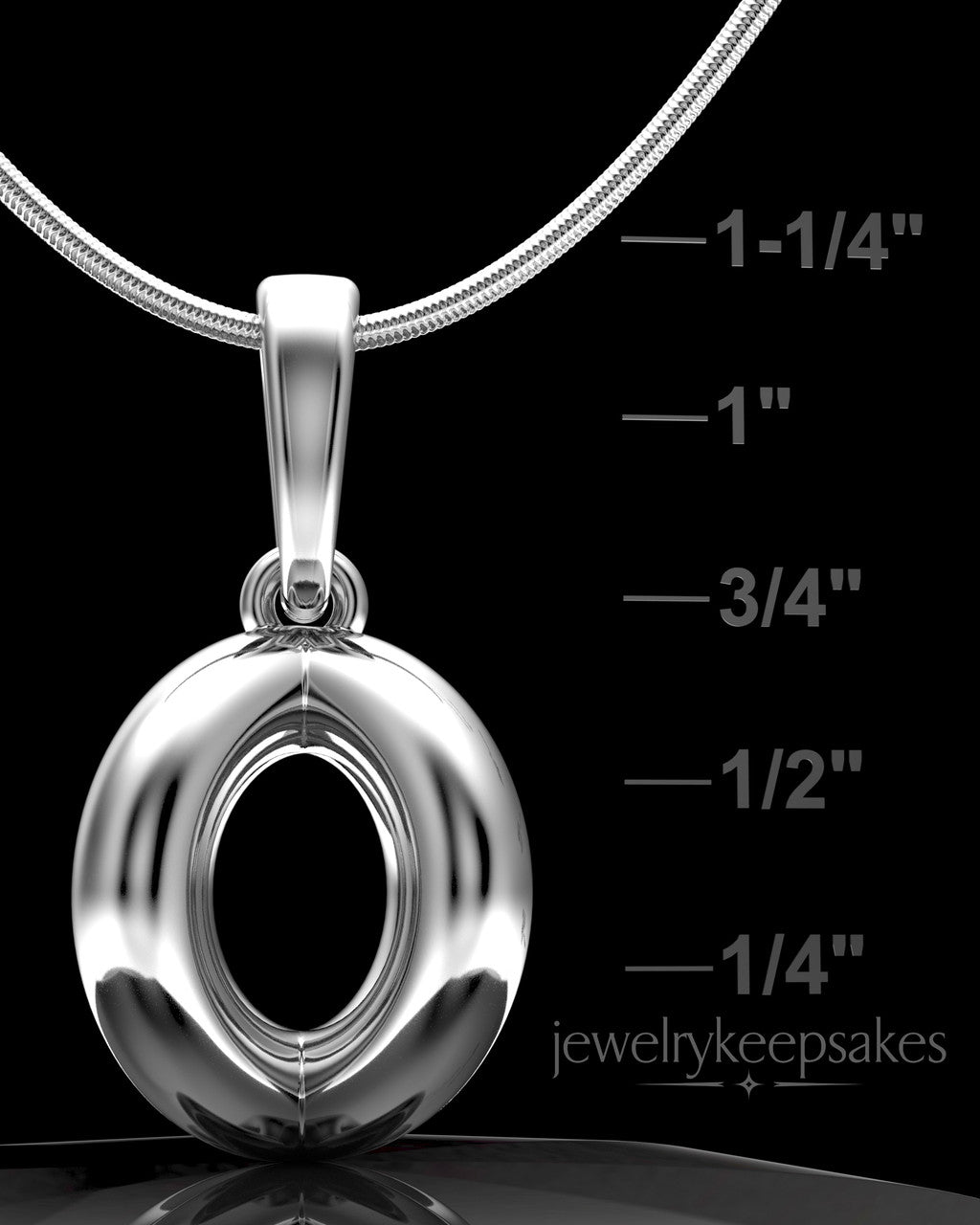Sterling Silver Harmony Sphere Permanently Sealed Waterproof Keepsake Jewelry