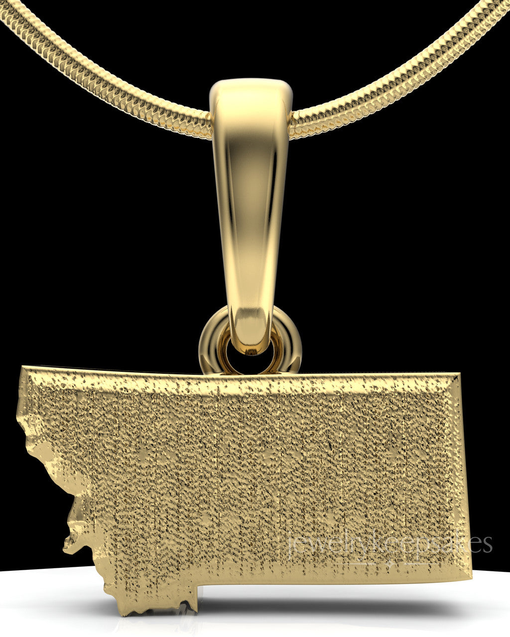 Gold Plated Permanently Sealed State Waterproof Keepsake Jewelry