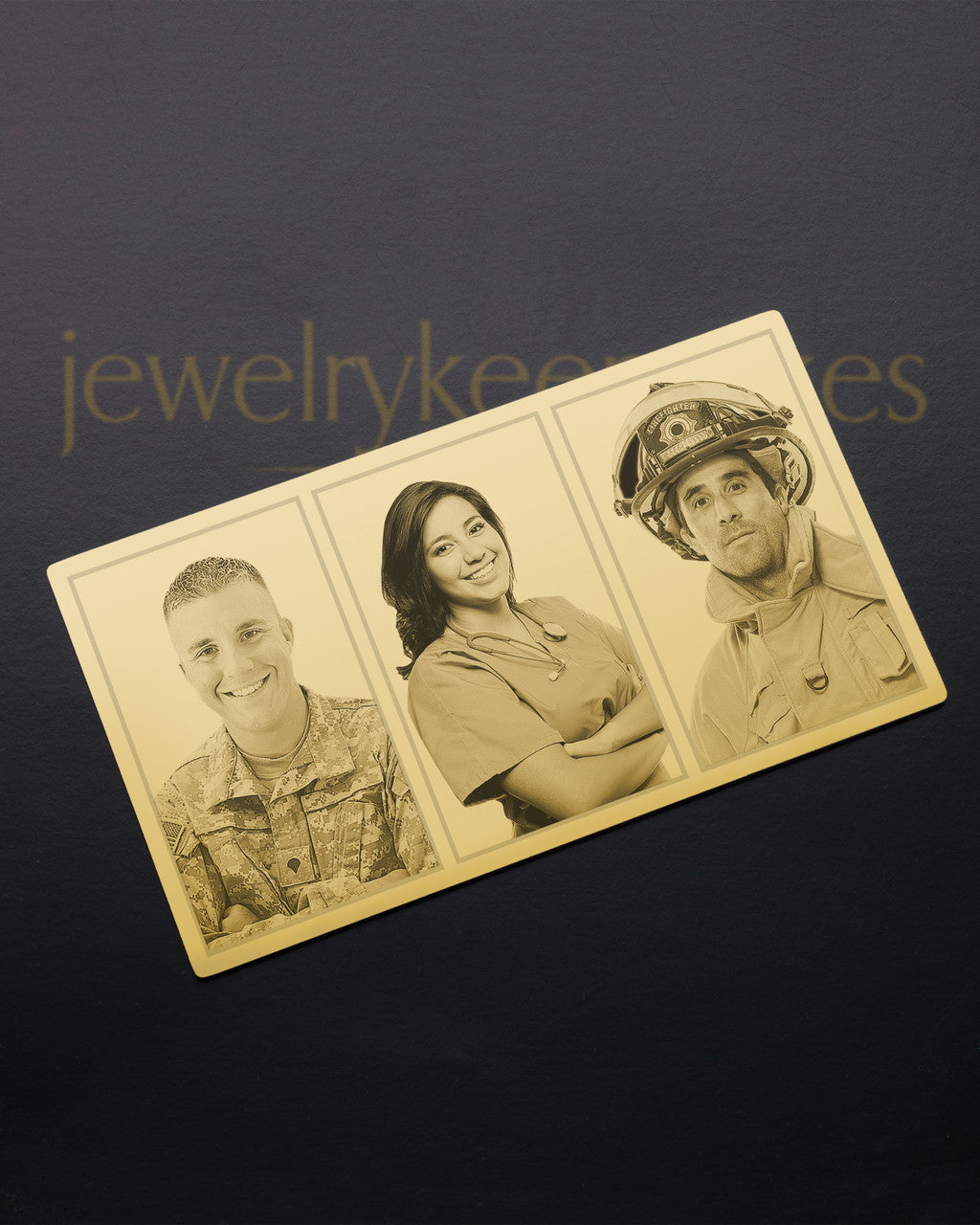 Gold Amour Wallet Card