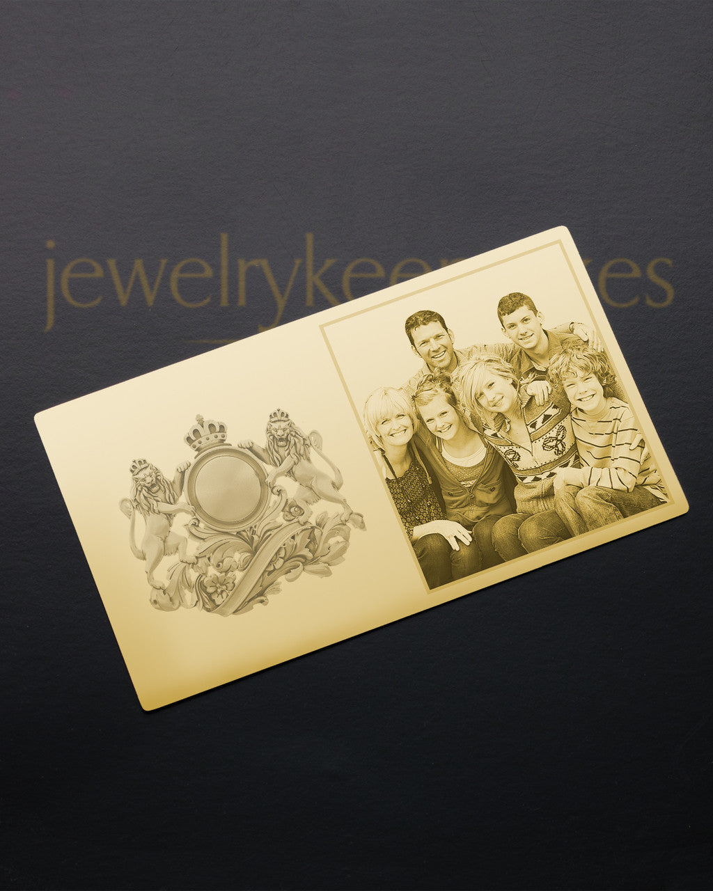 Gold Cherish Wallet Card
