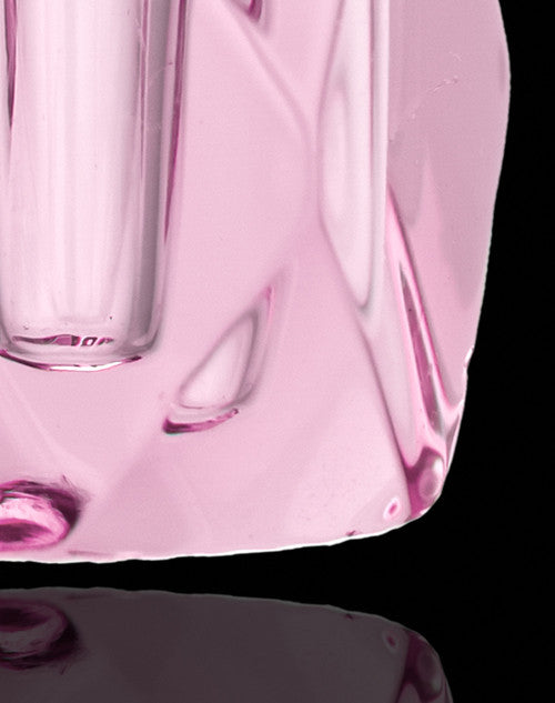 Pink Crystal Cube Cremation Charm
