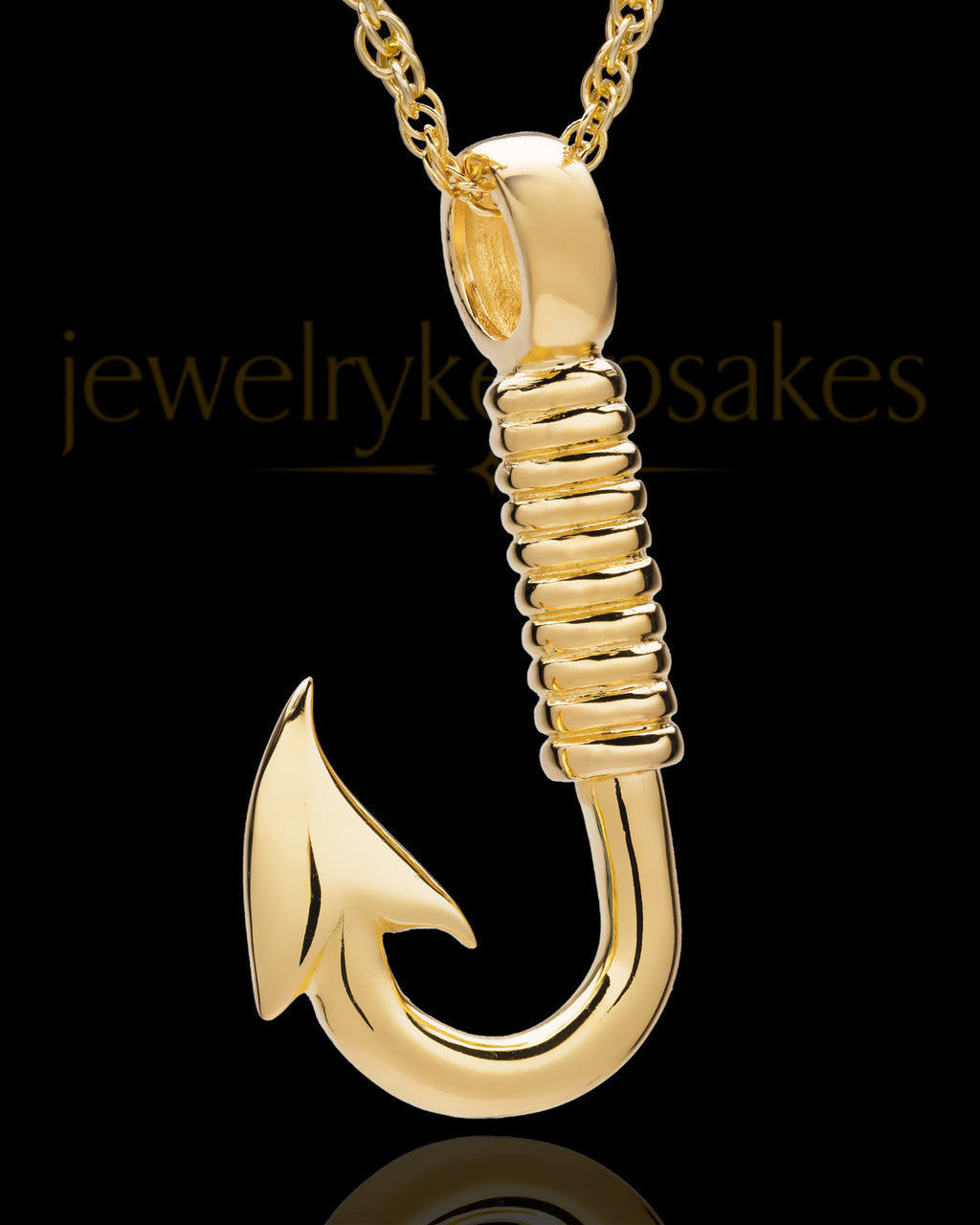 Ash Locket Gold Plated Hook Keepsake