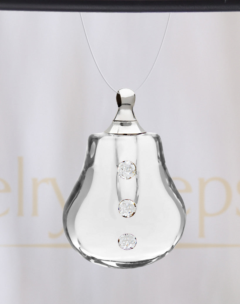 Clear Sprinkle Glass Reflection Pendant