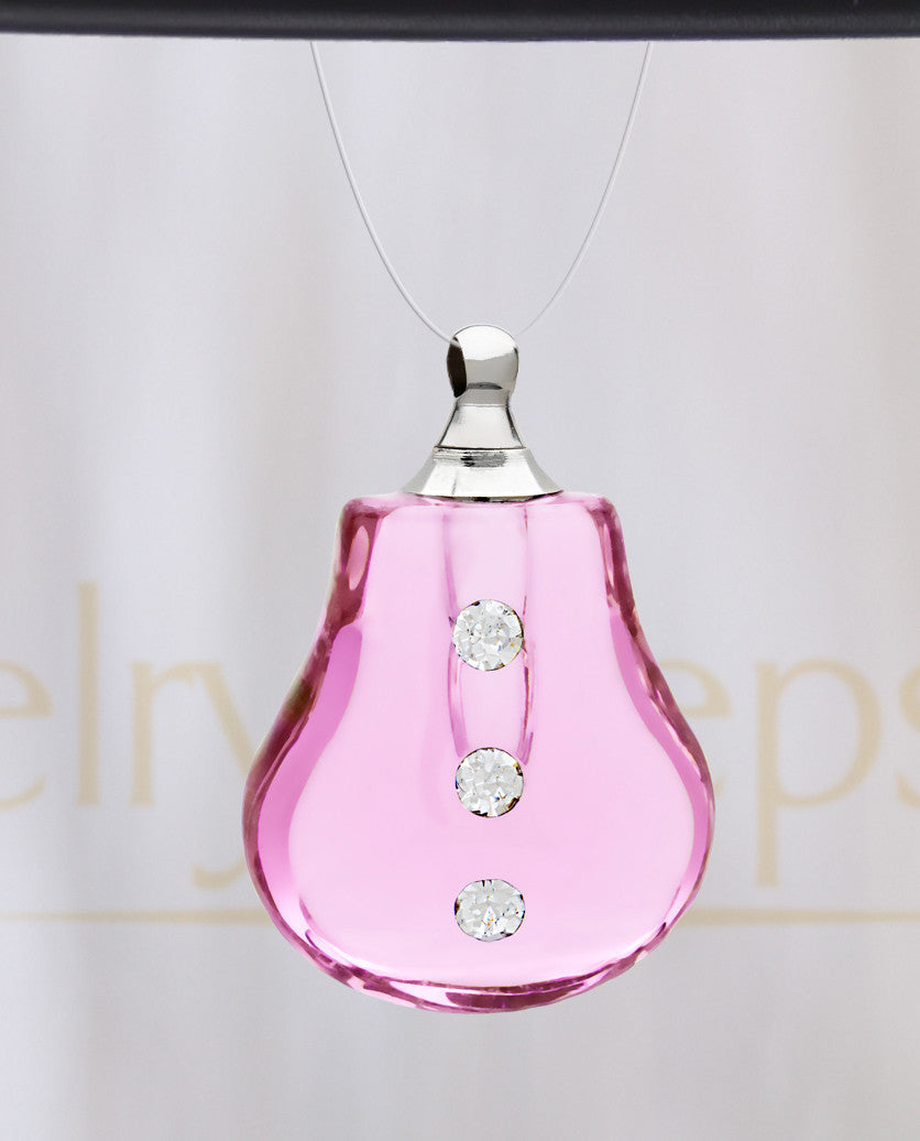 Pink Sprinkle Glass Reflection Pendant