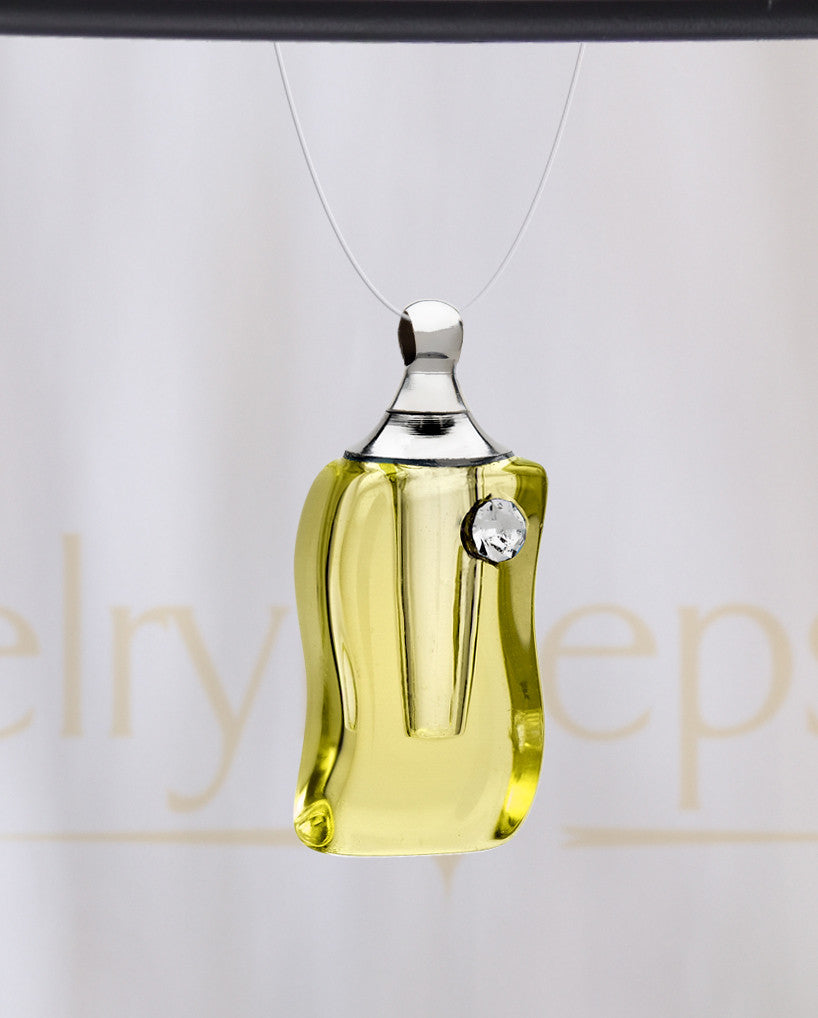 Golden Bliss Glass Reflection Pendant