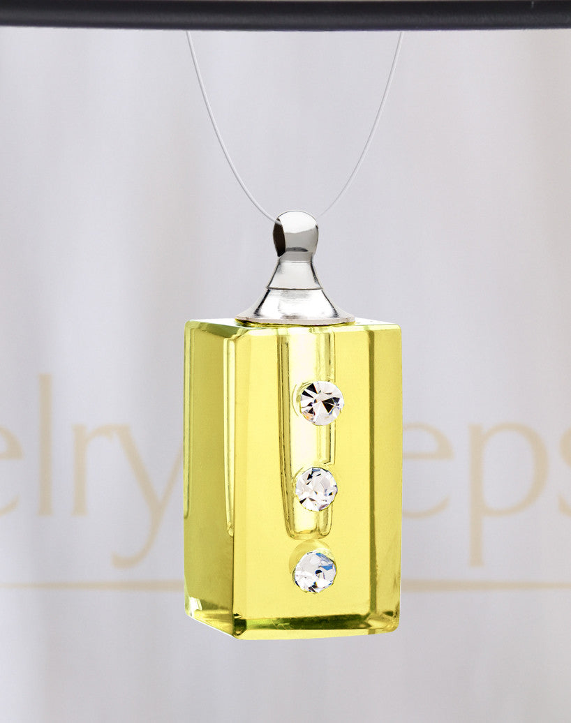 Yellow Dependable Glass Reflection Pendant