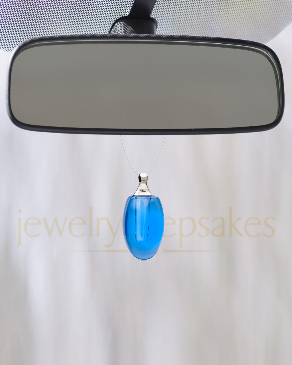 Blue Forever Glass Reflection Pendant