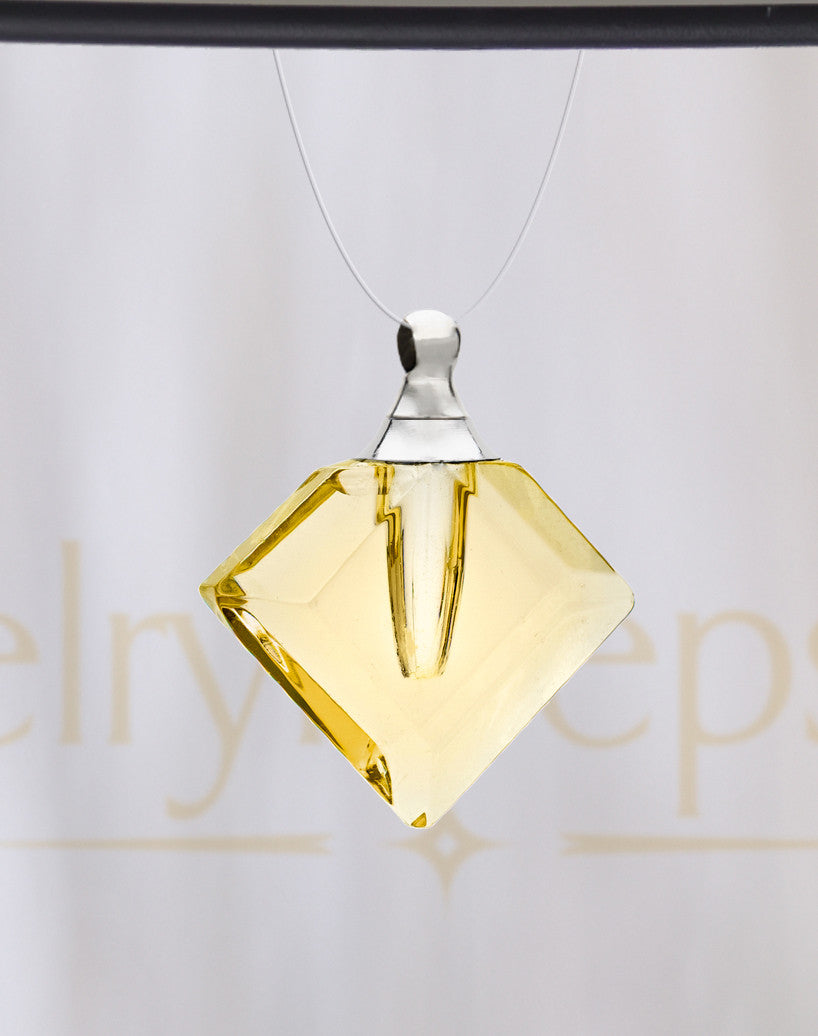 Yellow Fascination Glass Reflection Pendant
