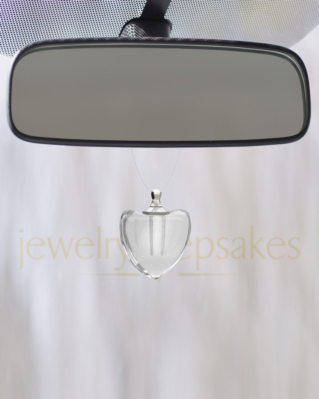 Pristine Heart Glass Reflection Pendant