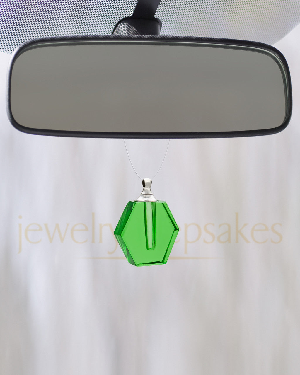 Green Honesty Glass Reflection Pendant