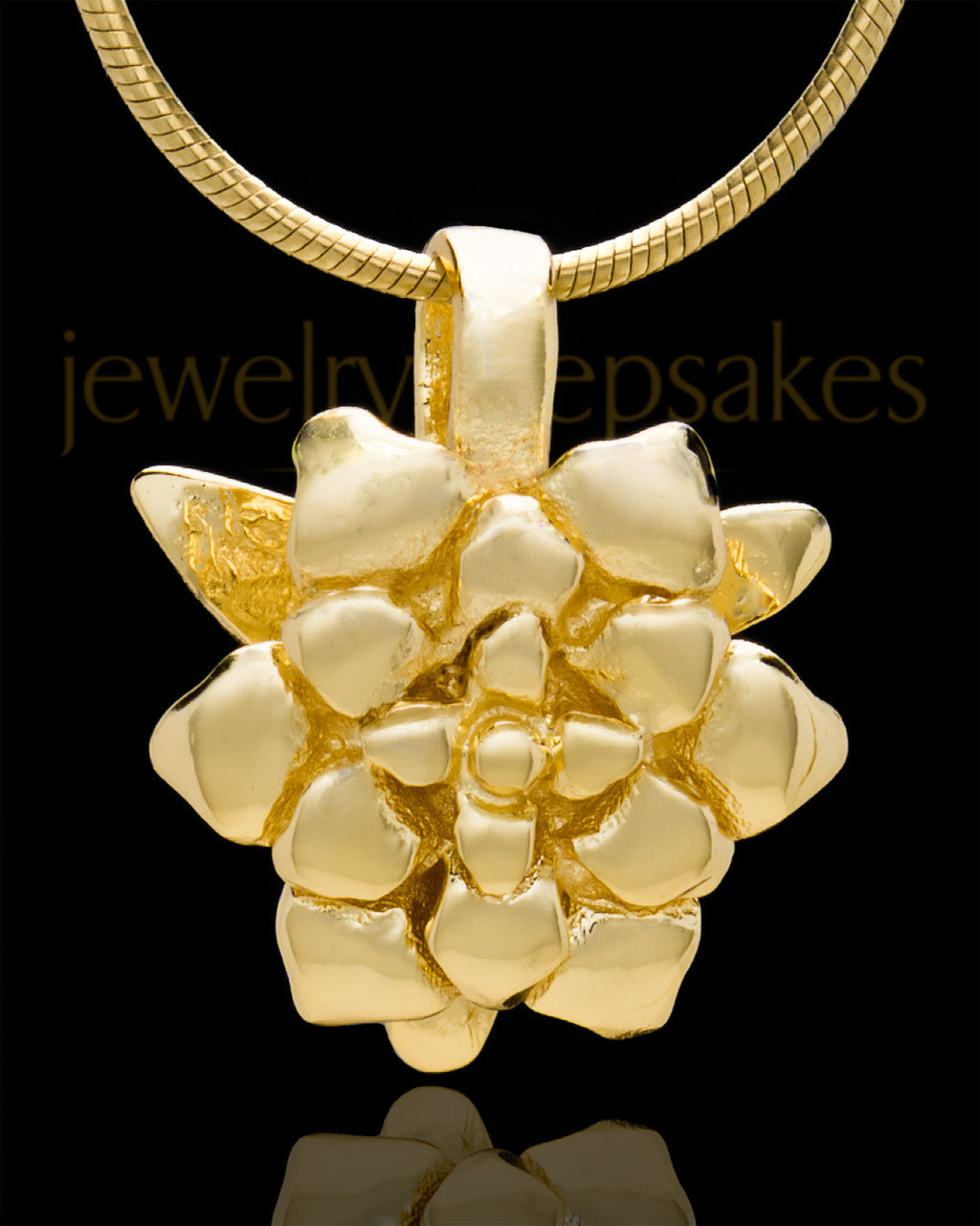 Gold Plated Blossomed Keepsake Jewelry