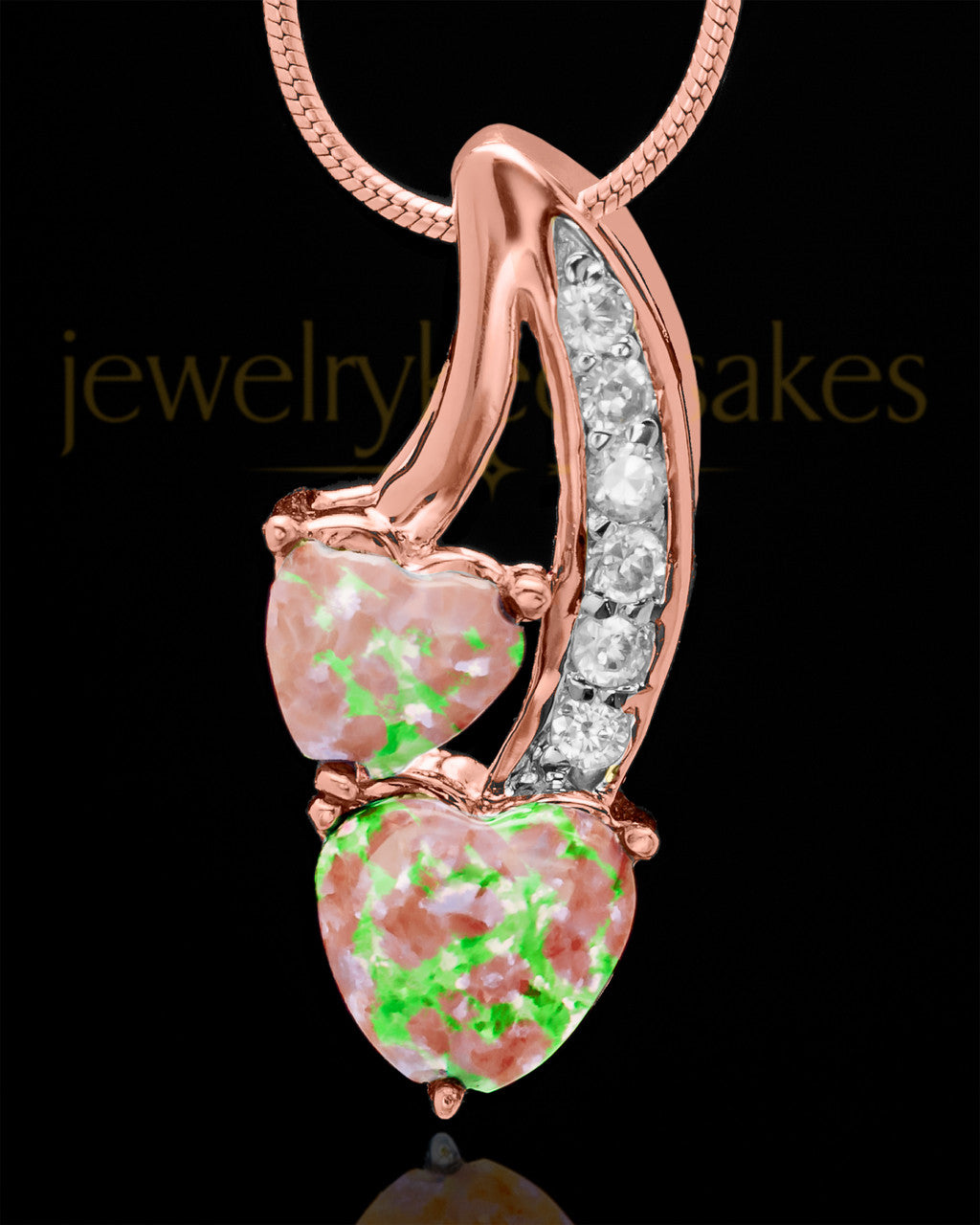 Rose Gold Plated Treasures of the Heart Keepsake Jewelry