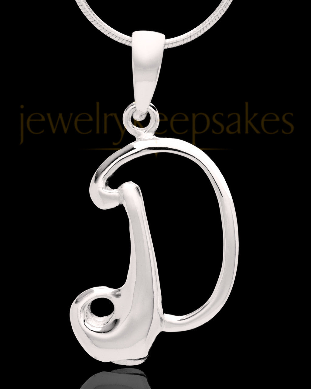 Sterling Silver "D" Keepsake Jewelry