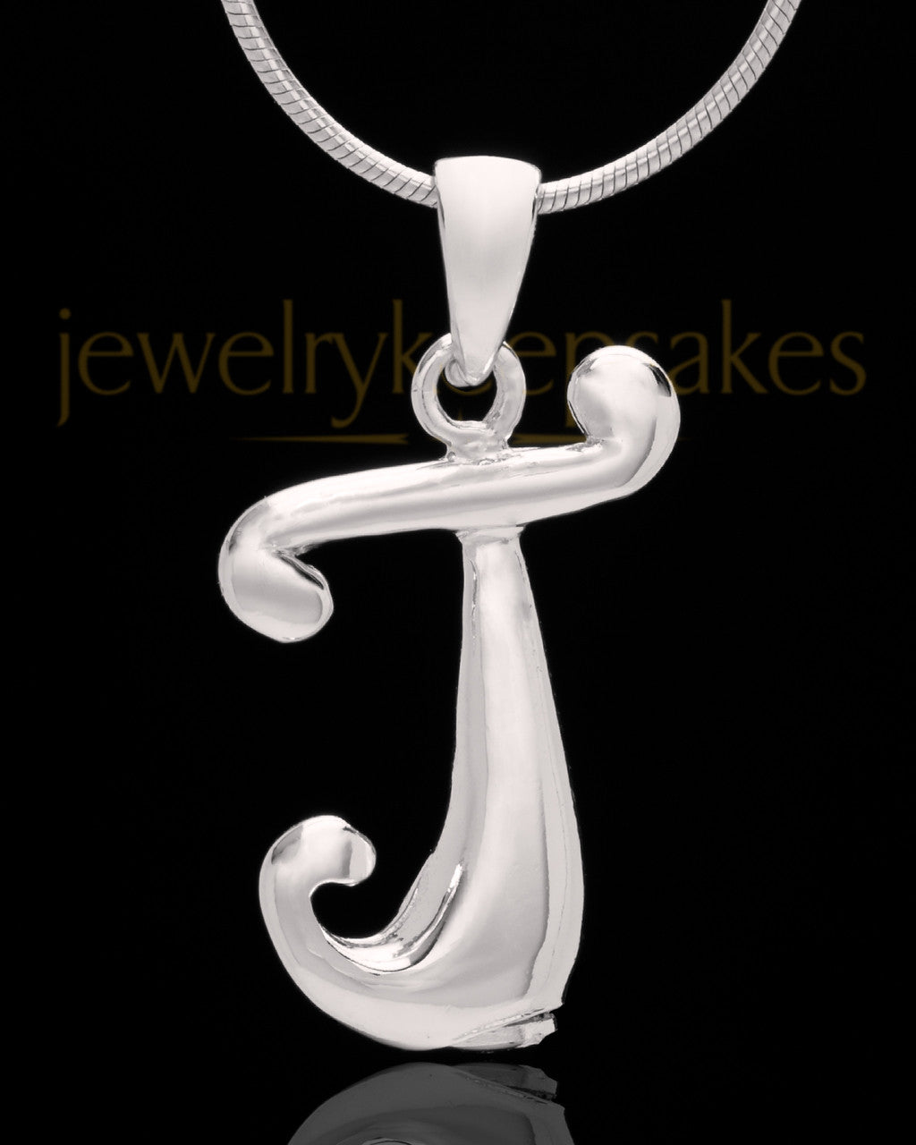 Sterling Silver "J" Keepsake Jewelry