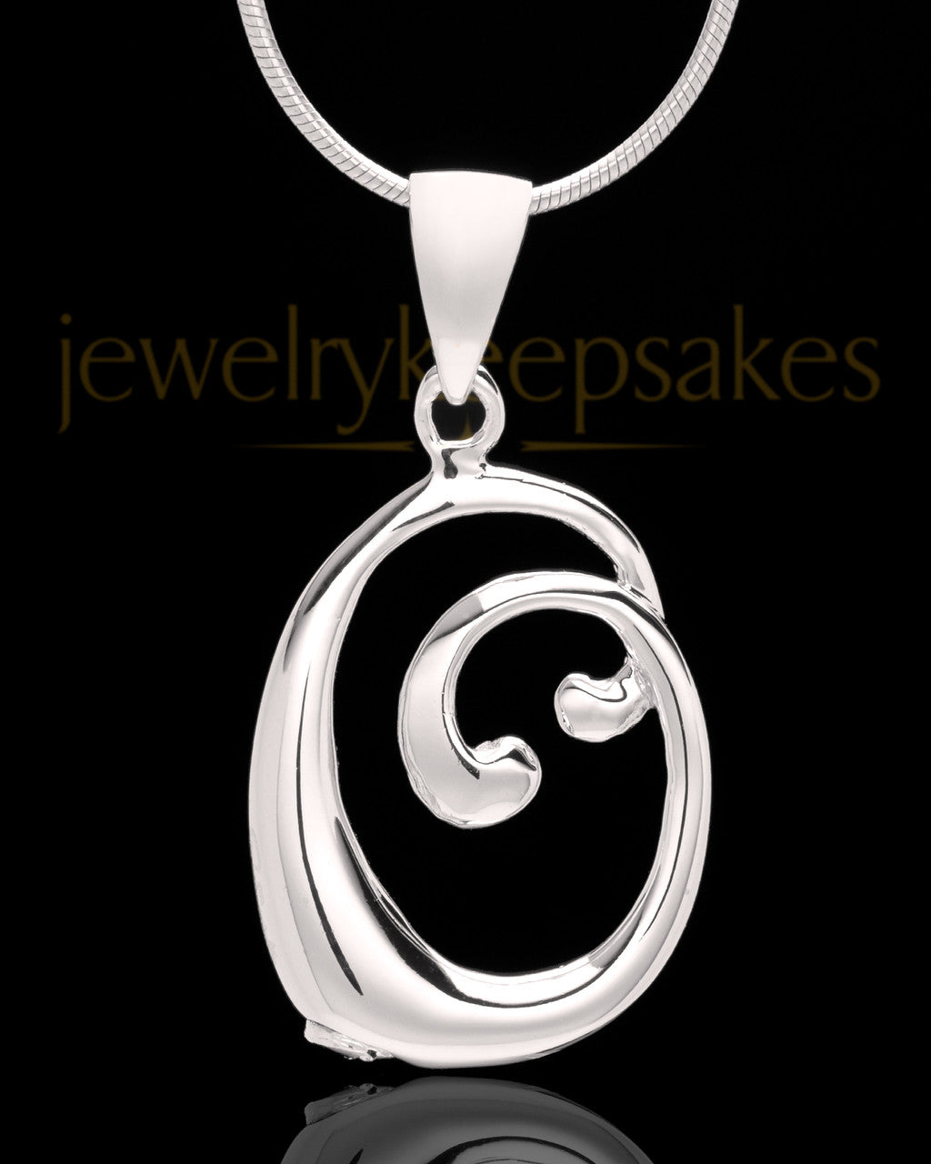 Silver Plated "O" Keepsake Jewelry