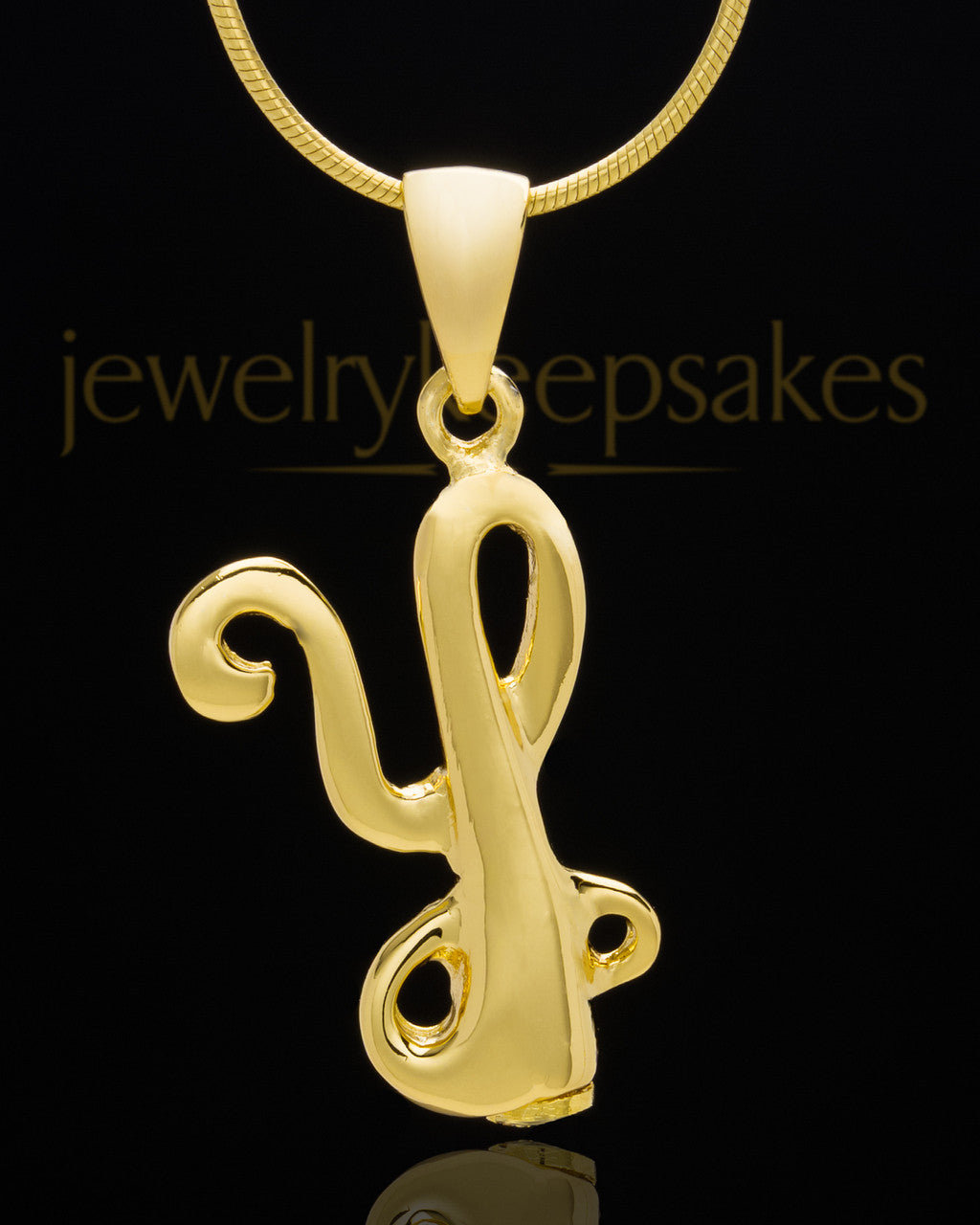 Gold Plated "Y" Keepsake Jewelry