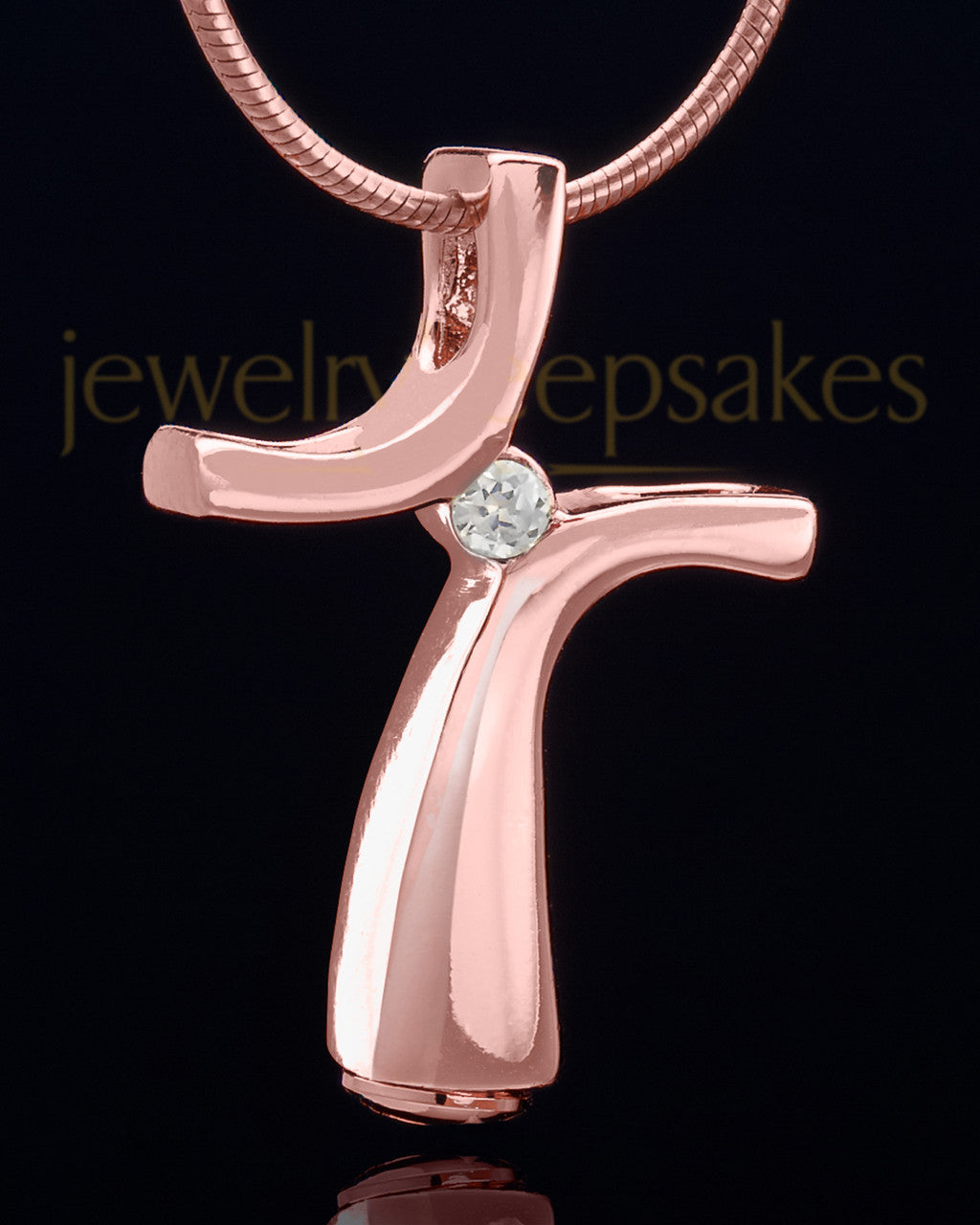 Rose Gold Plated Eclectic Cross Keepsake Jewelry