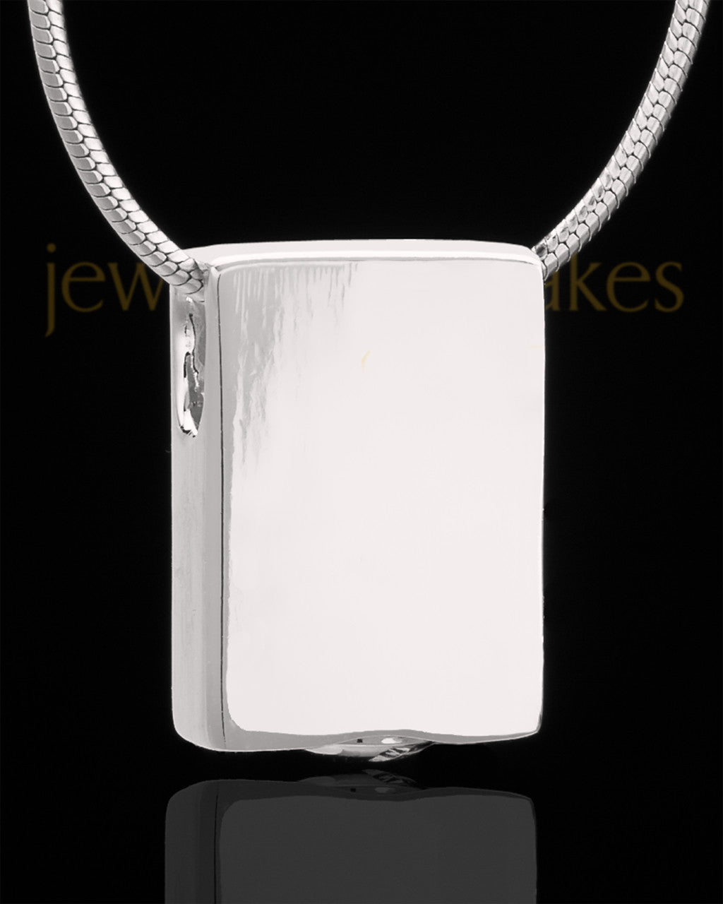 Sterling Silver Natural Rectangle Keepsake Jewelry
