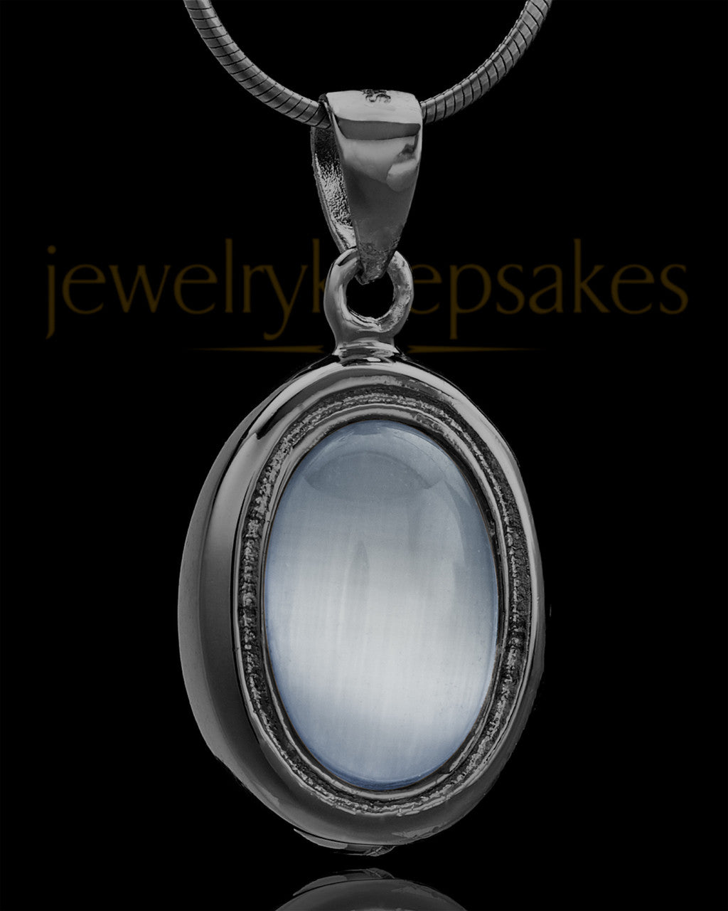 Black Plated Blush Love Keepsake Jewelry