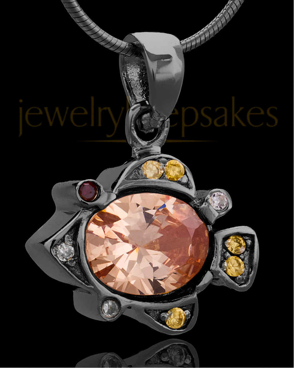 Black Plated Under the Sea Keepsake Jewelry