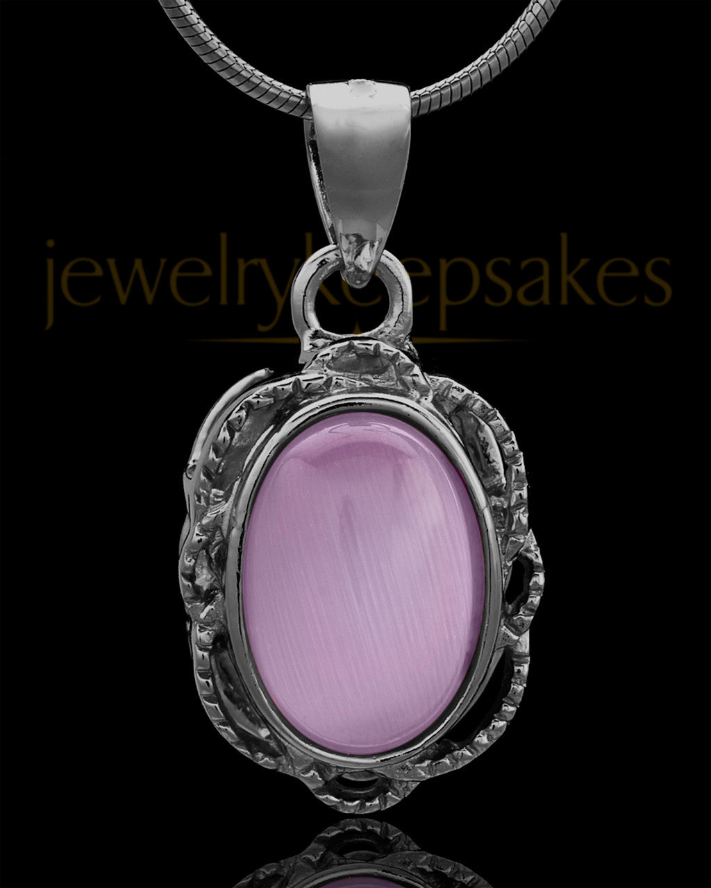 Black Plated Embers Keepsake Jewelry
