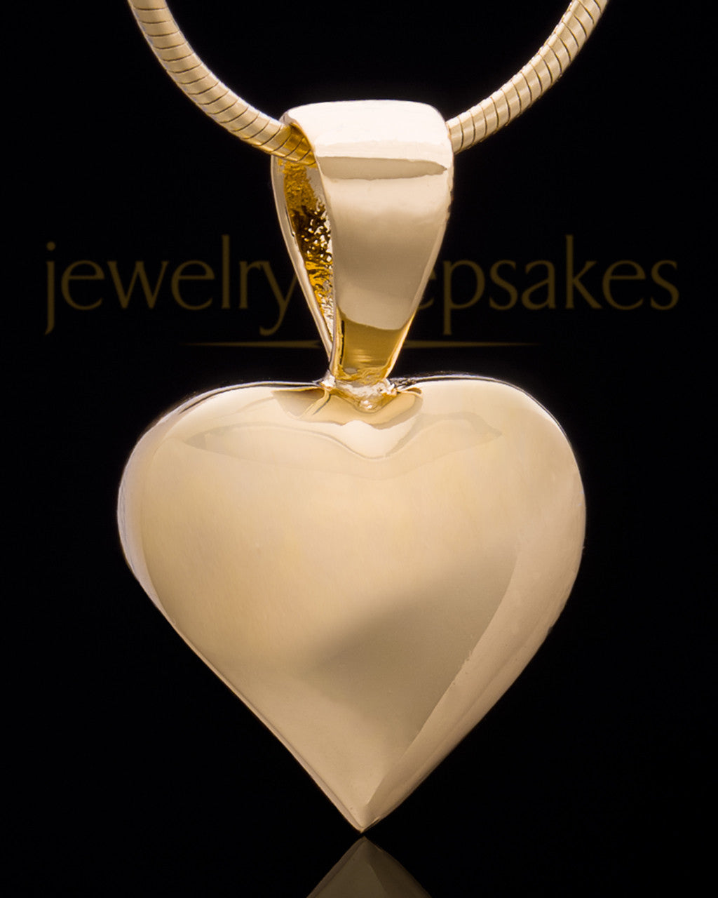 Gold Plated Bursting Heart Keepsake Jewelry