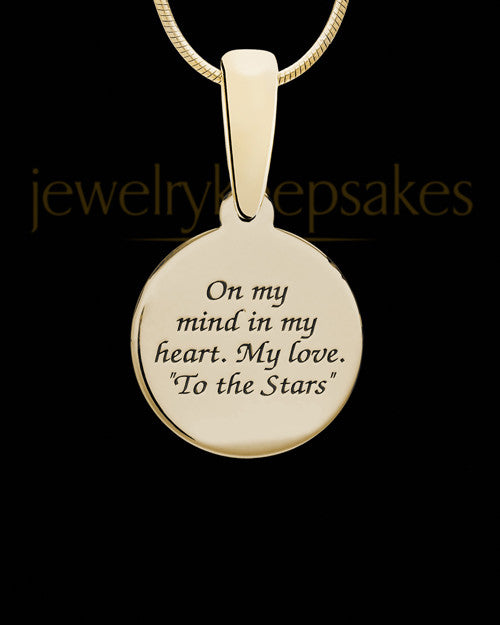 Solid 14K Gold Desert Sand Ash Jewelry