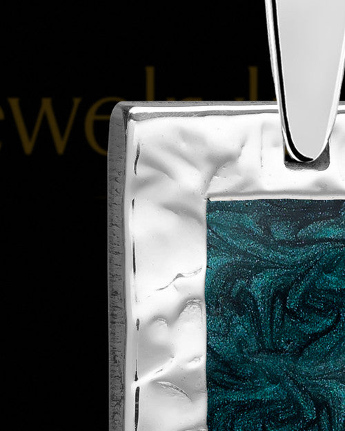 Solid 14K White Gold Moonlit Nights Ash Jewelry
