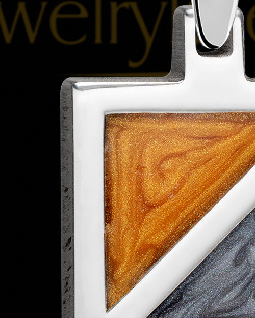 Solid 14K White Gold Love Squared Ash Jewelry